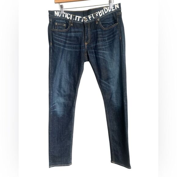 Rag & Bone tomboy jeans word graphic size 28 classic - Picture 1 of 8
